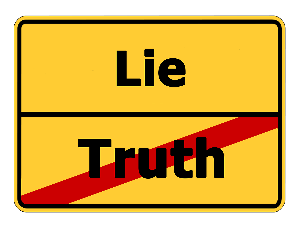 truth, lie, street sign-257158.jpg